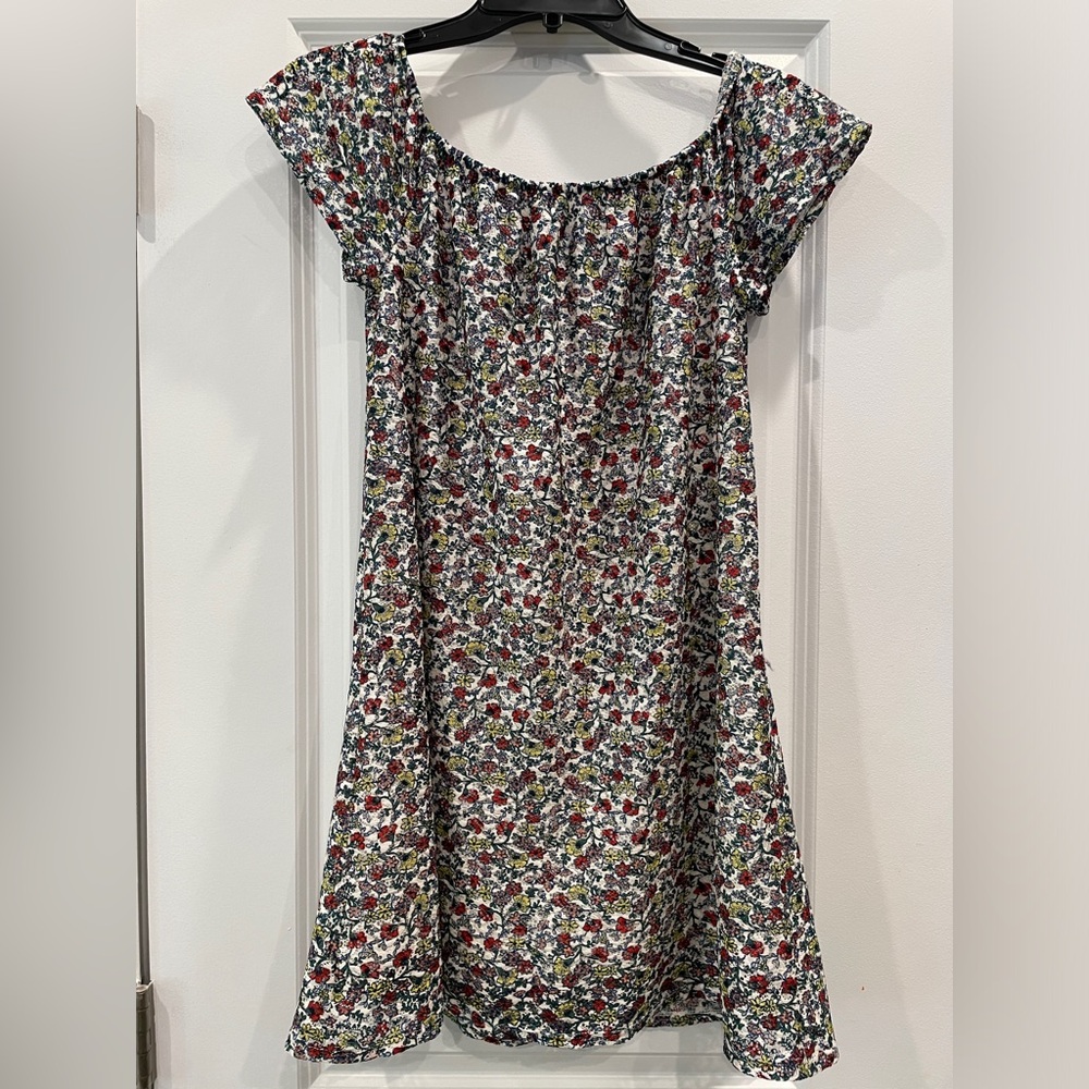 Want and Need Off the Shoulder Floral Dress, Size XS